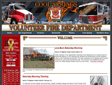 Tablet Screenshot of coolspringsvfd.org